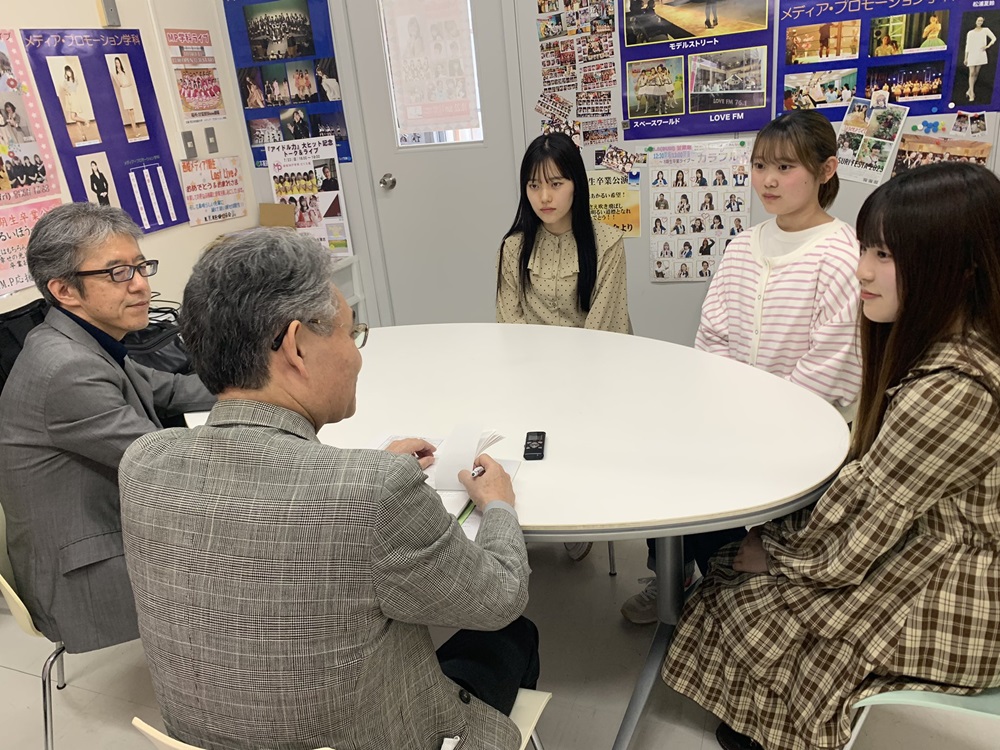 朝日新聞が西日本短期大学メディア・プロモーション学科を取材