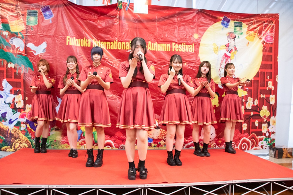 中秋節の国際交流イベント「International Mid-Autumn Festival  in Fukuoka 2025 」に西日本短期大学メディア・プロモーション学科が出演